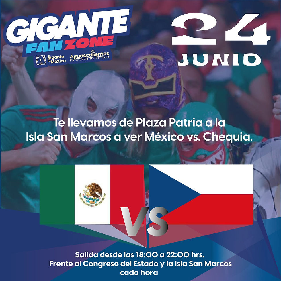 ¡Súbete a la Ruta Gigante FanZone para ver hoy el partido de México!