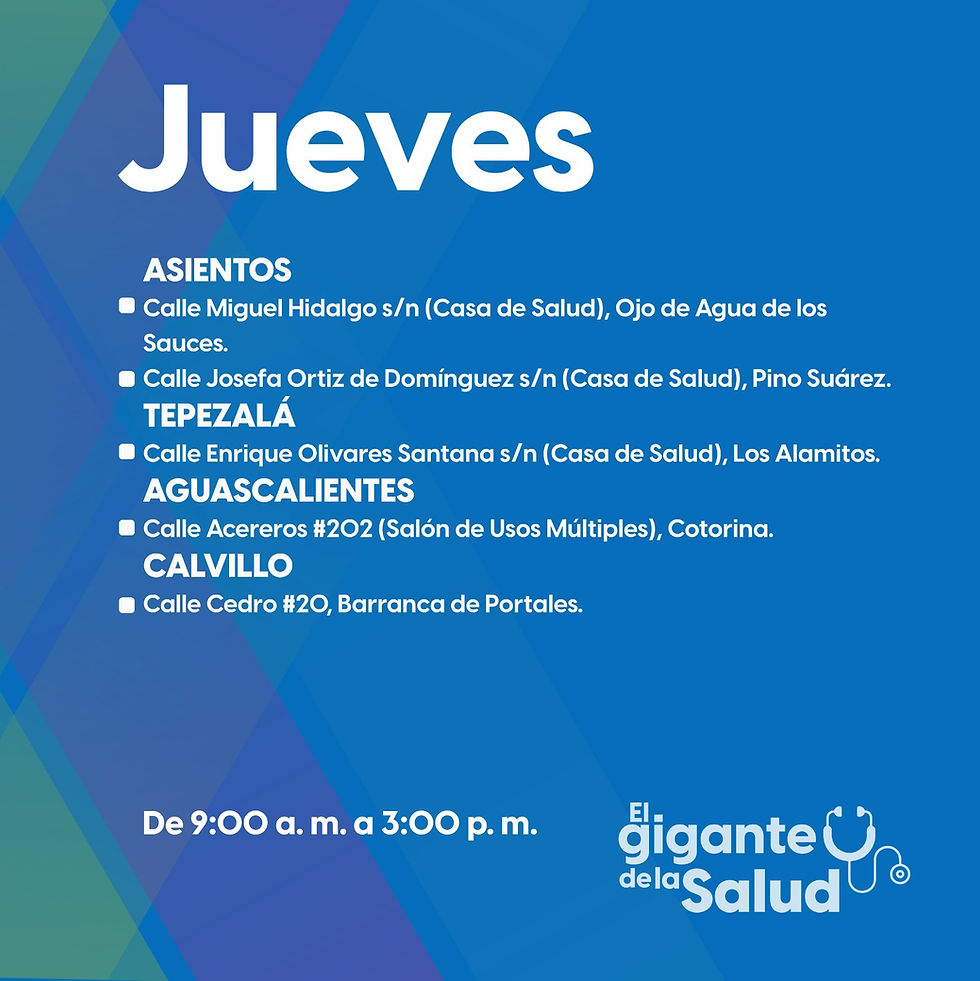 Las Caravanas de la Salud recorrerán varias comunidades esta semana. 🚐