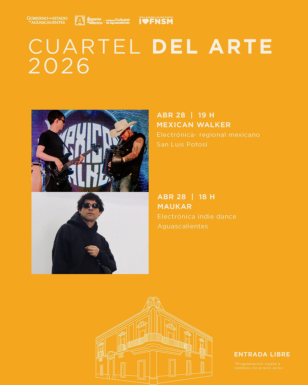 Martes 28 de abril
FORO DEL LAGO