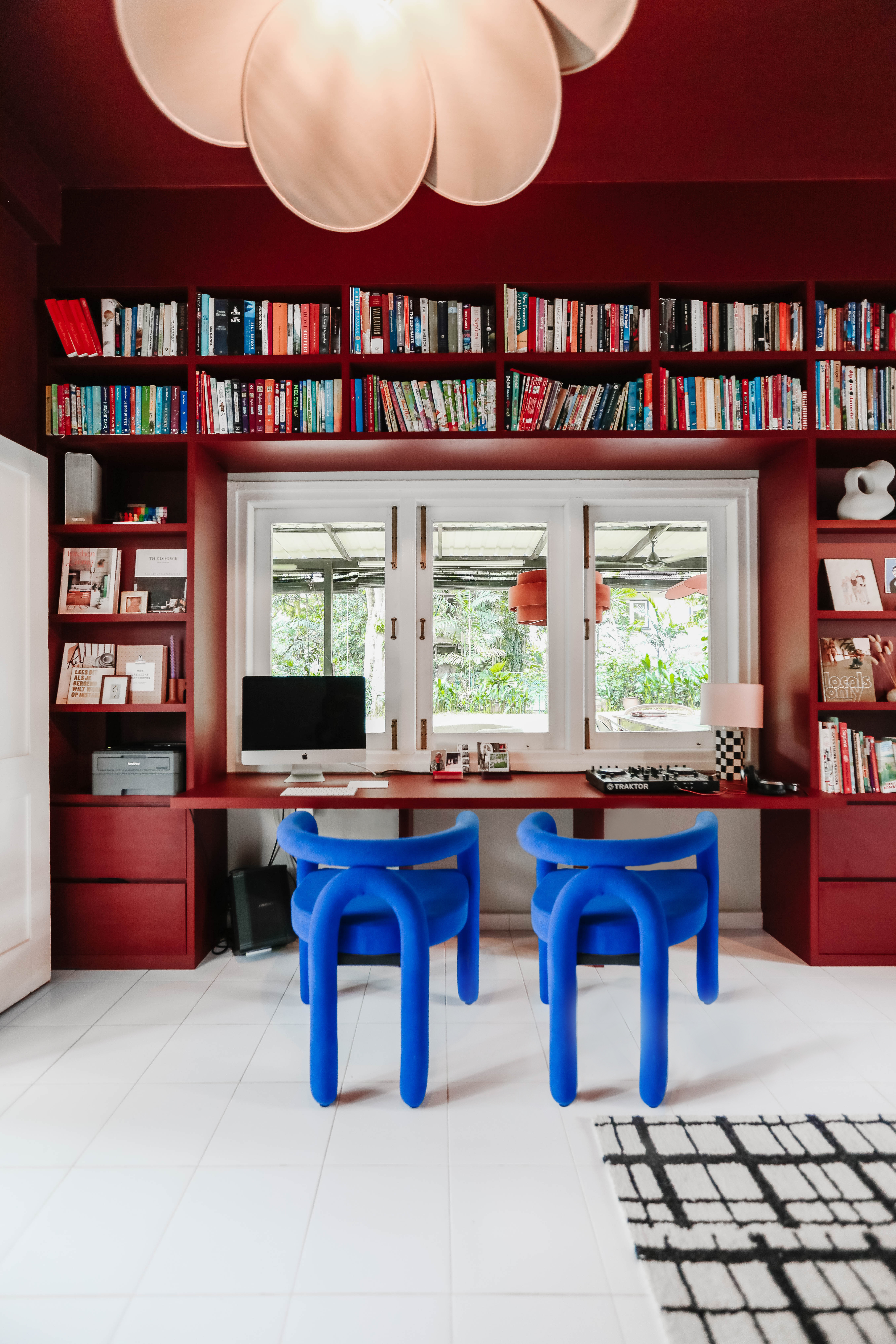 Barbara's Home, Part 5, Library: Bold Deep Burgundy, image size:4457x6685