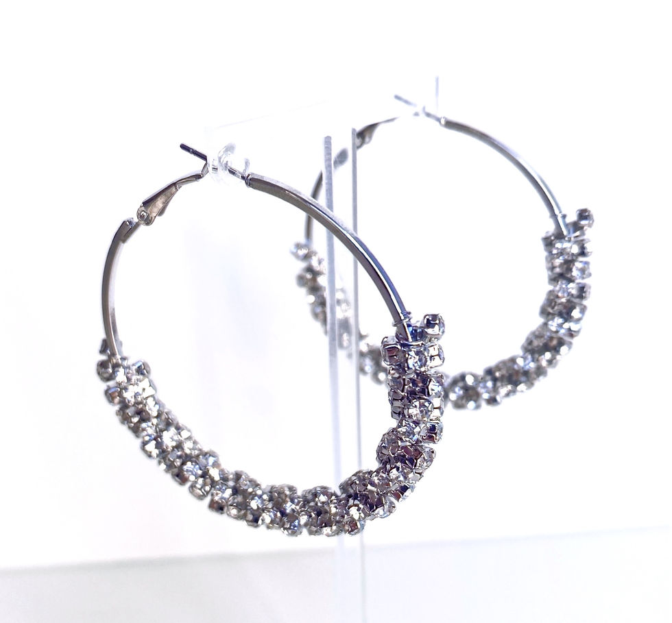 Creolen Strass besetzt