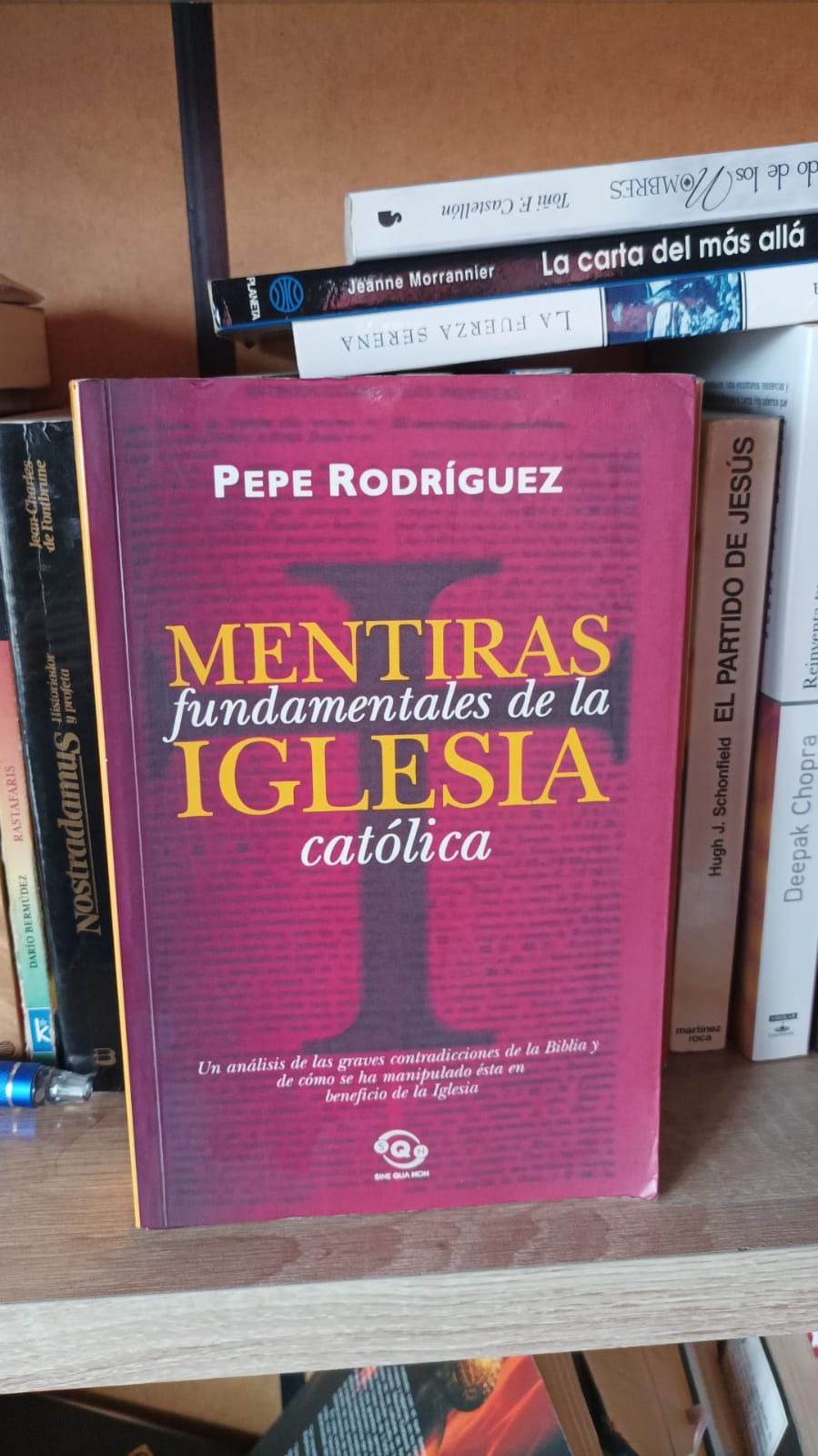 Mentiras fundamentales de la Iglesia Católica. Pepe Rodríguez.