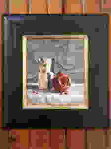 Pomegranate and Pot Still Life Painting