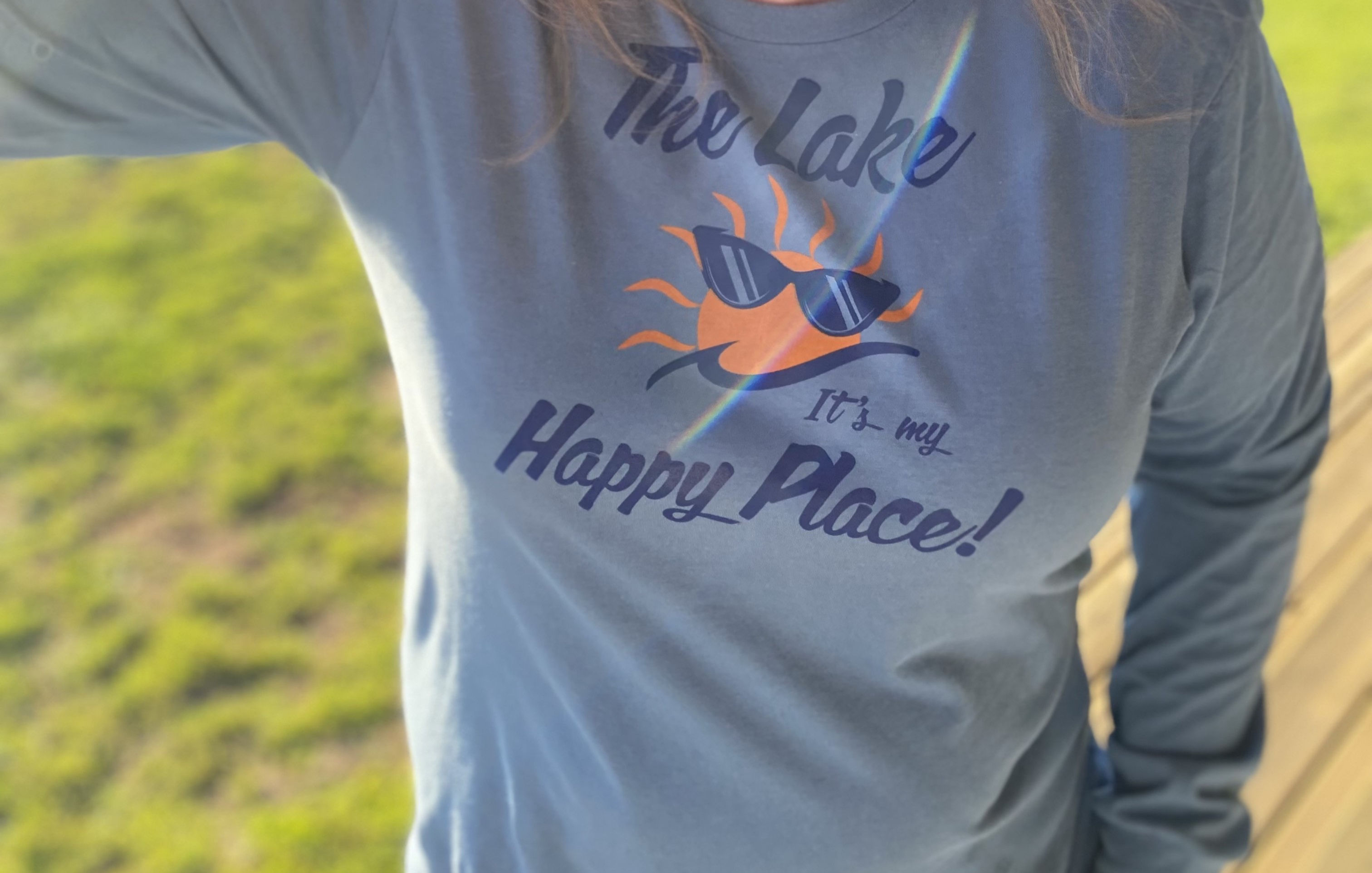 "Happy Place" Long-Sleeve Tee