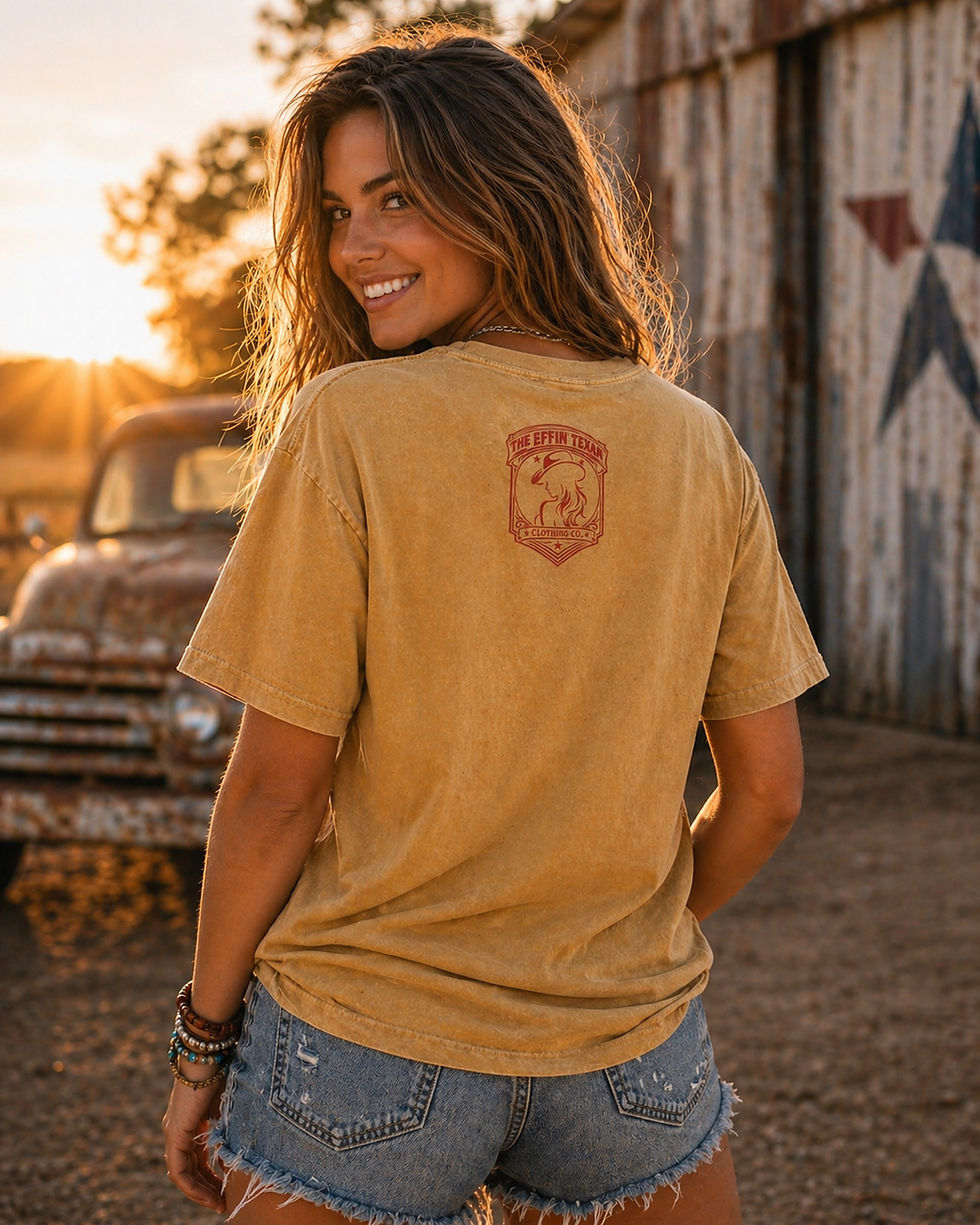 Thumbnail: Wild & Fearless (Vintage Mustard Tee)