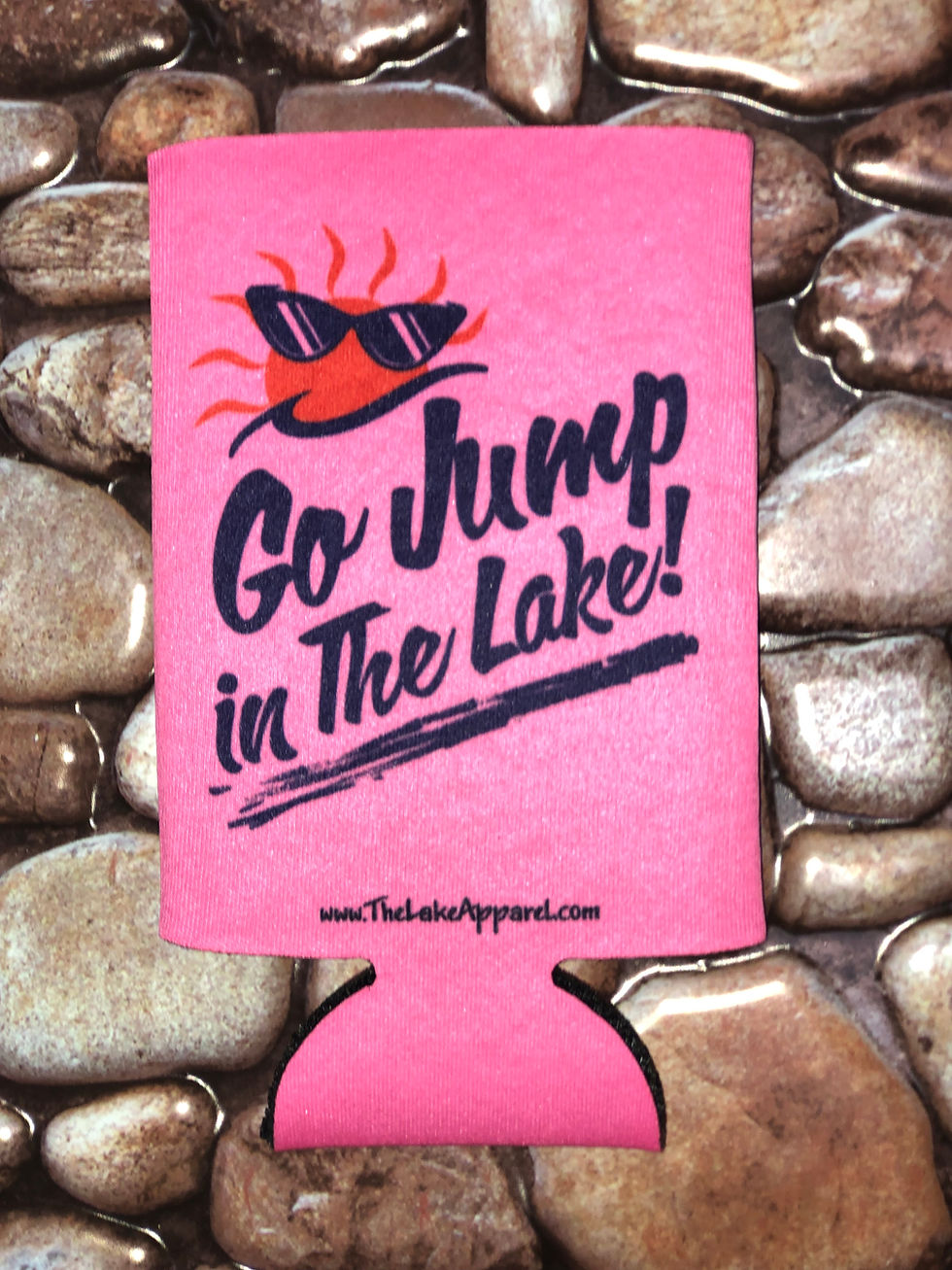 Thumbnail: "Go Jump in The Lake" Can Cooler (Skinny)