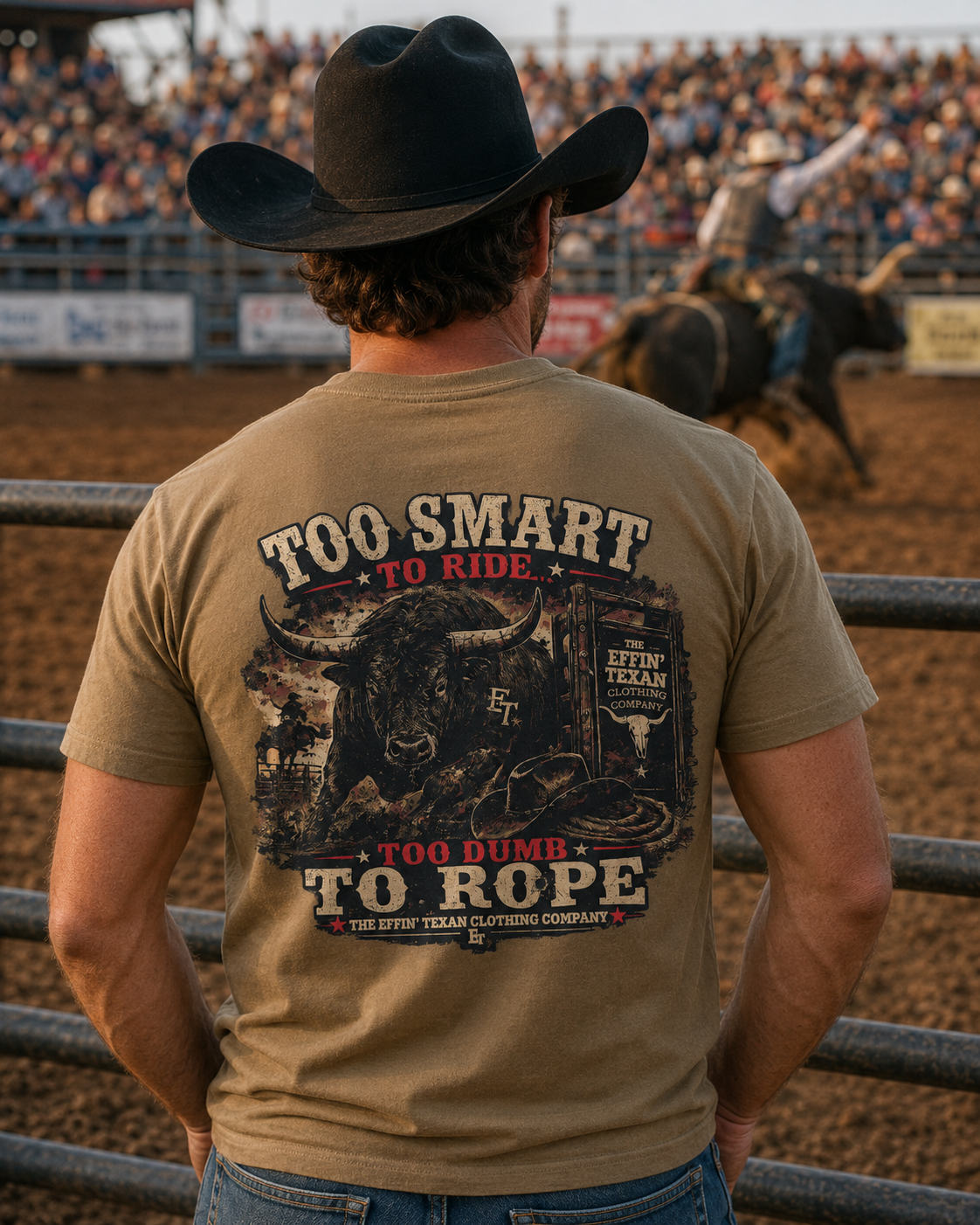 Too Smart To Ride (Vintage Desert Tee) WS
