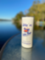 Customized "Lake Time" Skinny Tumbler (20 Oz)