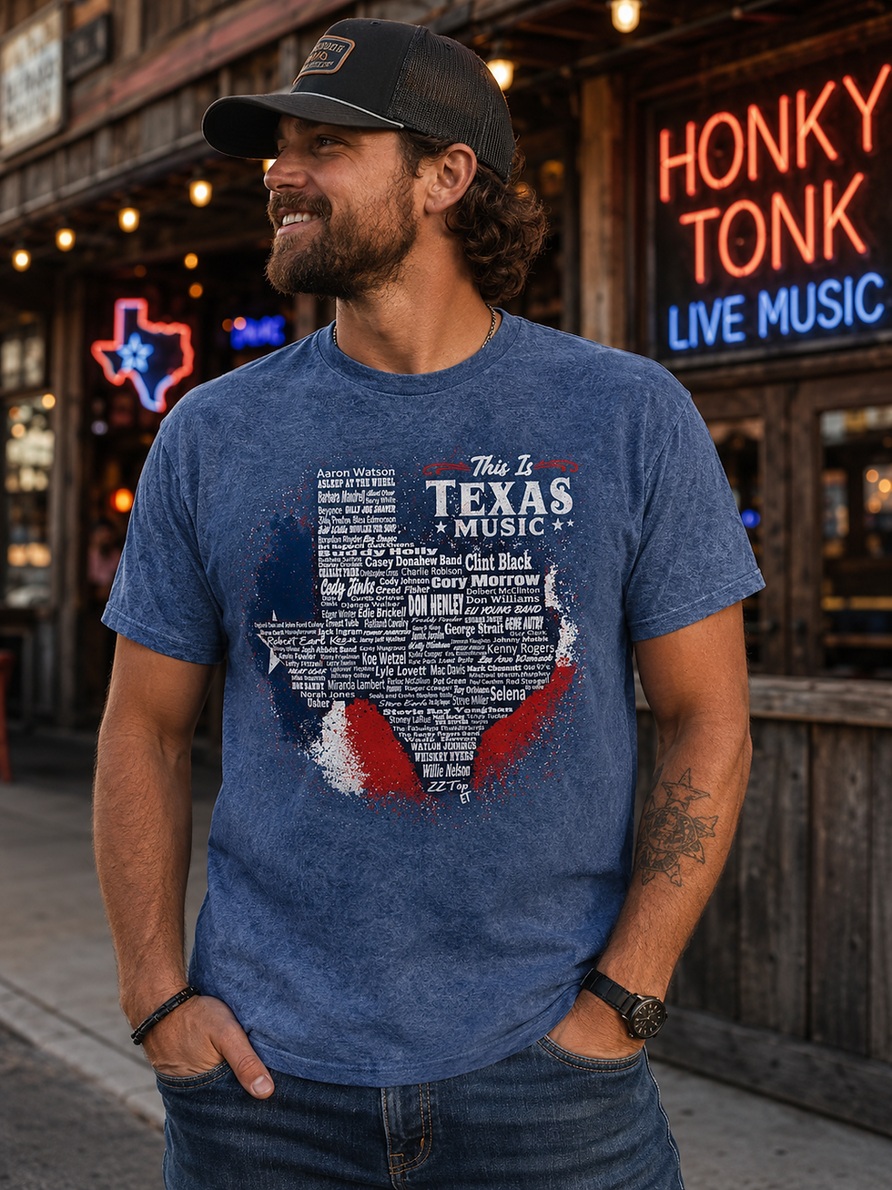 Thumbnail: This Is Texas Music (Vintage Blue Tee)