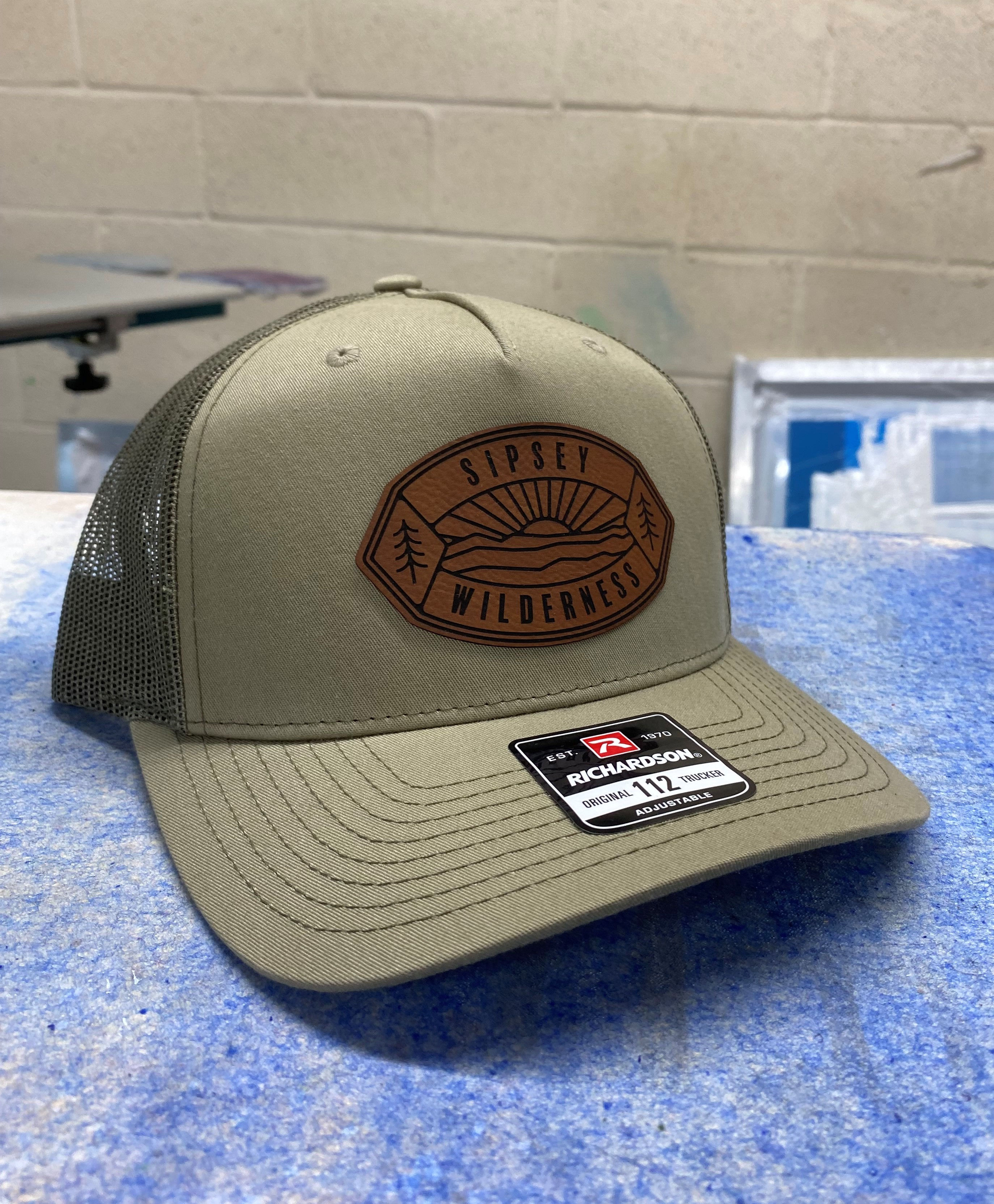 Sipsey Leather Patch Hat