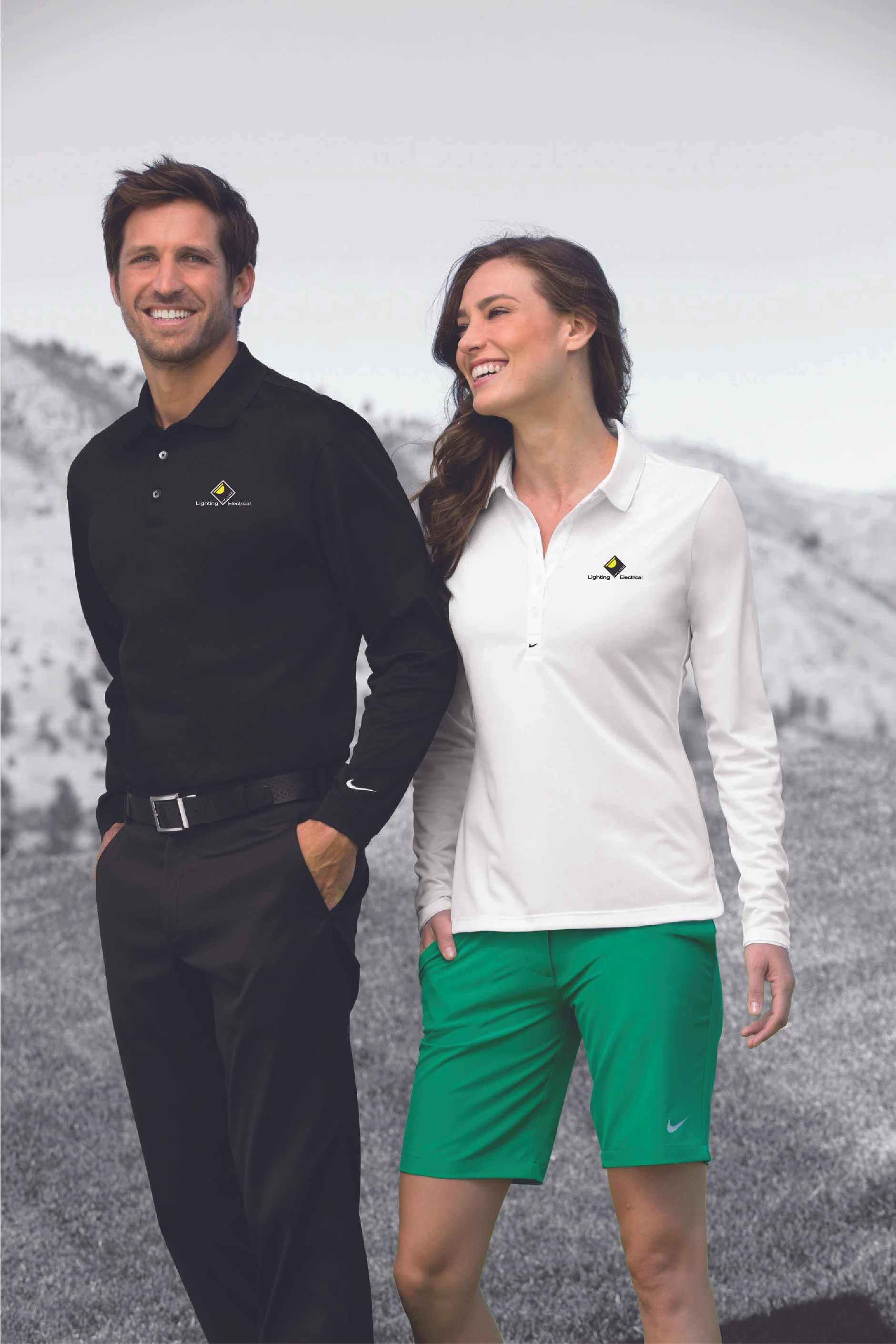 Nike Long Sleeve Dri-FIT Stretch Tech Polo