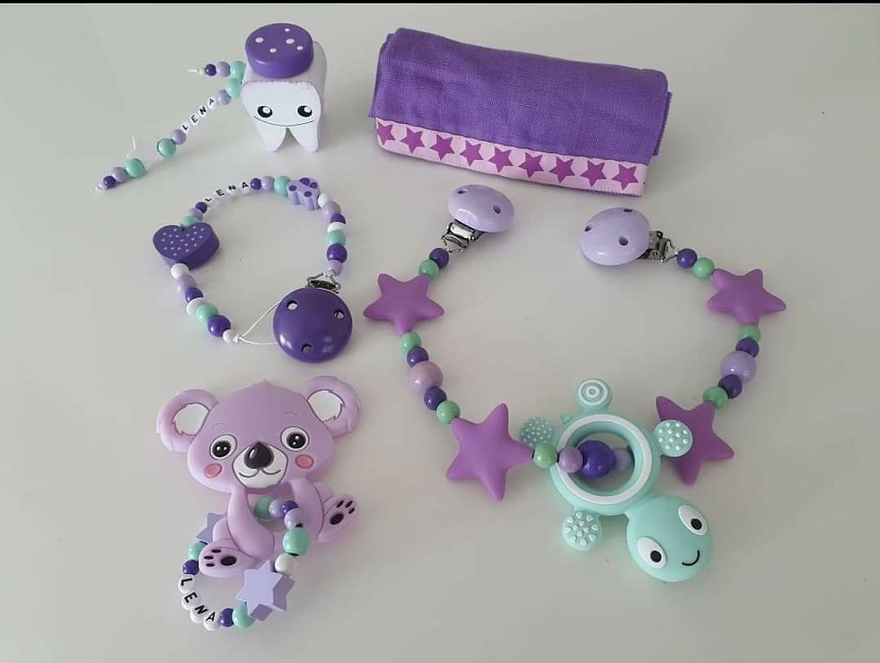Miniaturbild: Kinderwagenkette lila