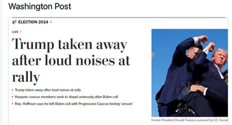 Some Media Outlets Downplayed Trump Assassination Attempt