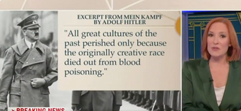 Mash-Up Of Media Comparing Trump to Hitler