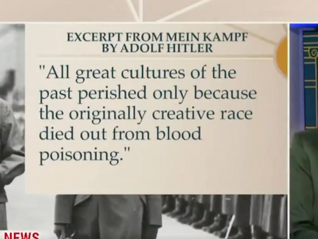 Mash-Up Of Media Comparing Trump to Hitler