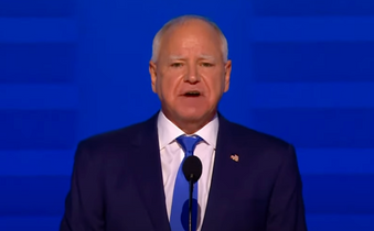 Tim Walz Speaks at DNC