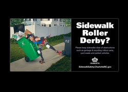 Sidewalk Safety Campaign Ads