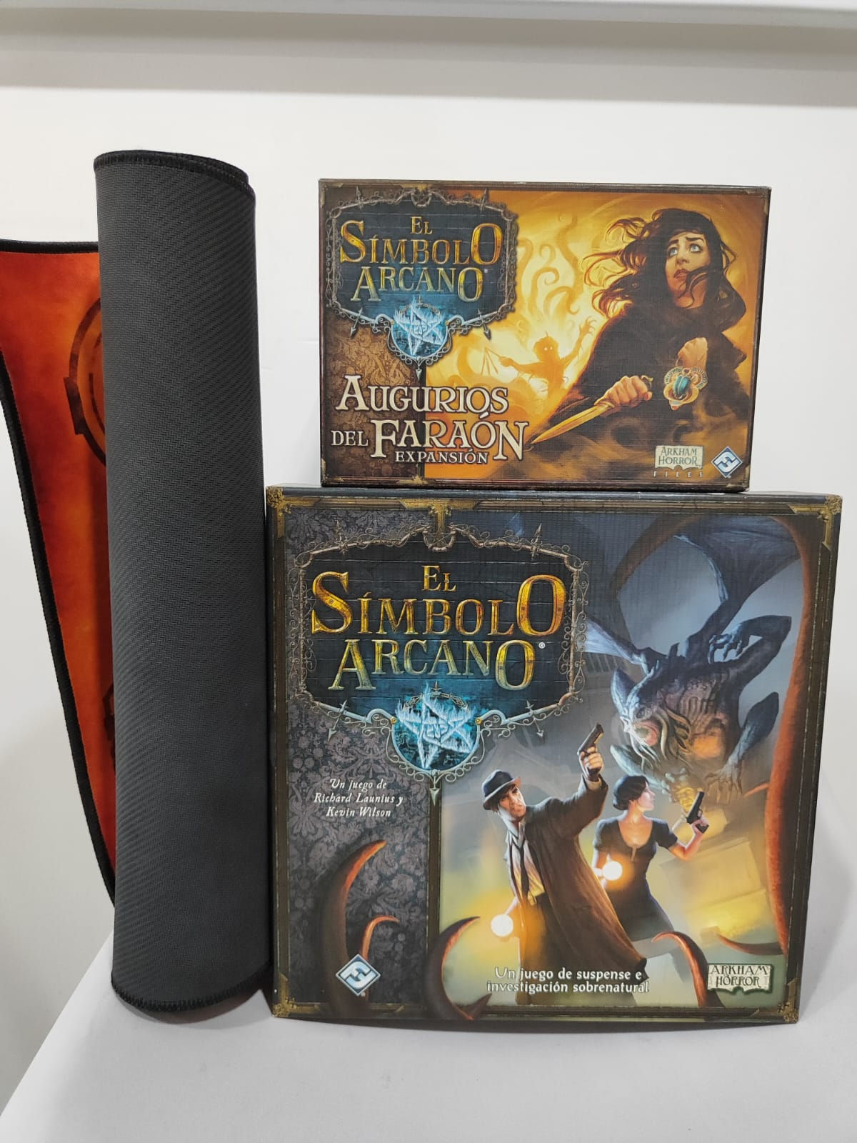 El Símbolo Arcano + expansión Augurios del Faraón + playmat