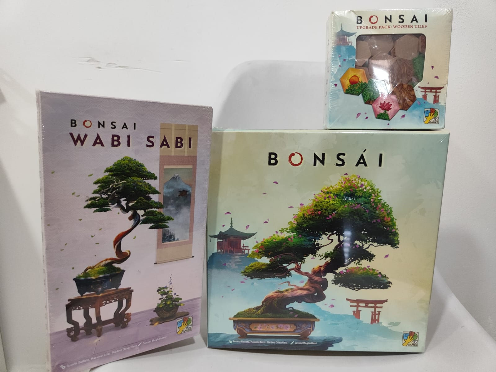 Bonsai + expansión Wasabi + Losetas de Madera