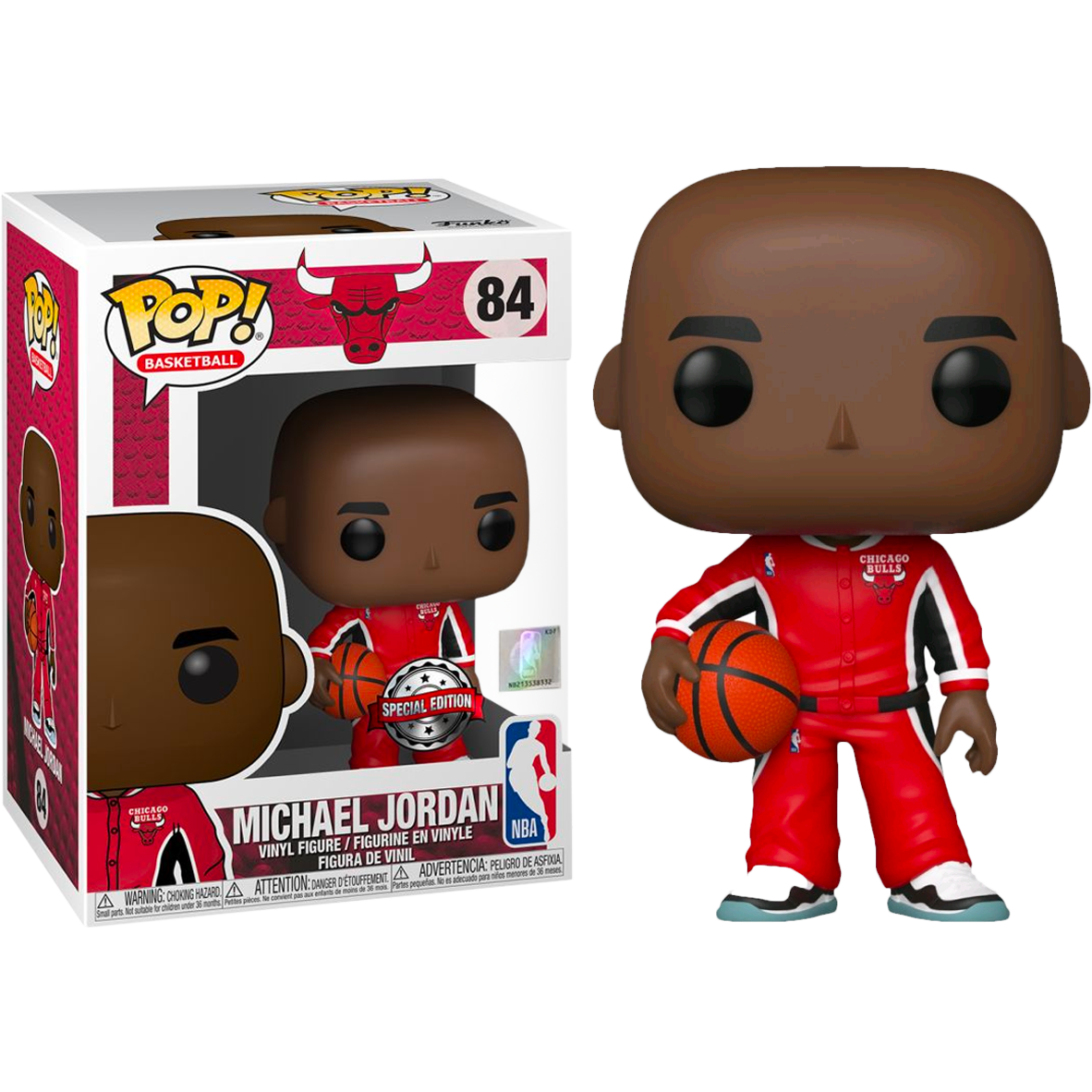 Funko Pop! BASKETBALL - Michael Jordan (Red Warm Ups) 84