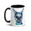 Thumbnail: Blue Donkey Mug with Color Inside