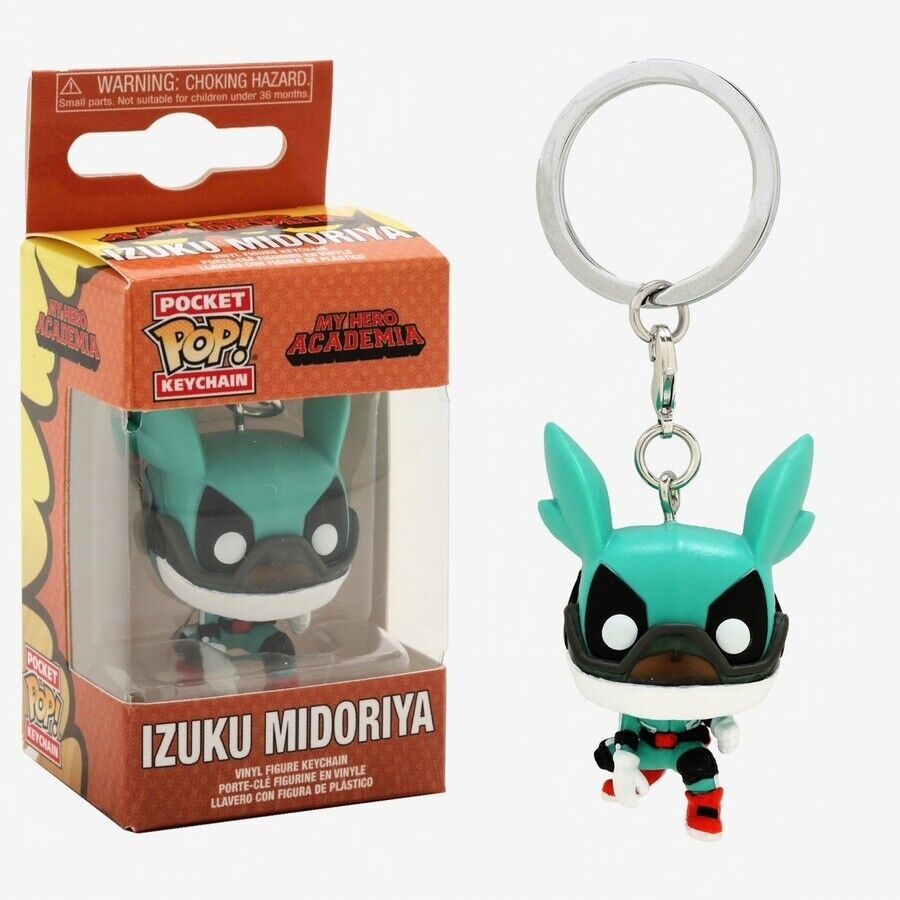Pop! Deku w/Helmet keychain Izuku