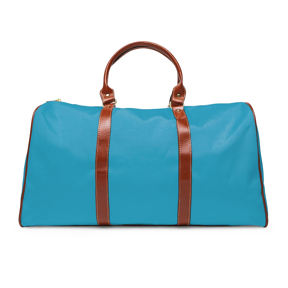 Thumbnail: Turquoise Waterproof Travel Bag