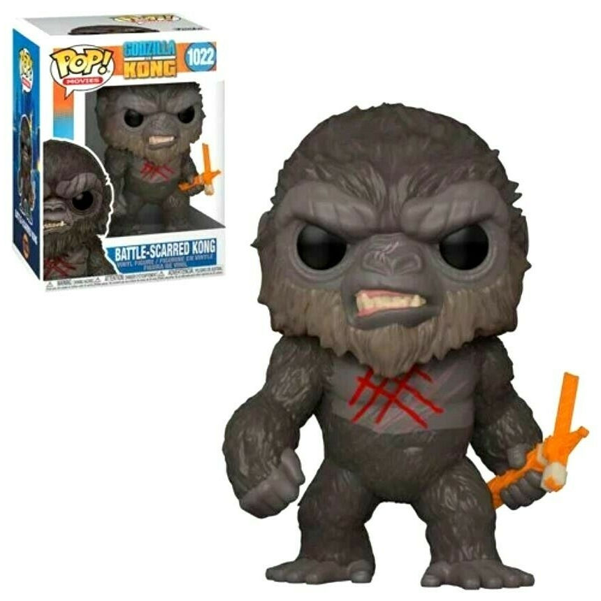 Pop #1022 BATTLE SCARRED KONG Godzilla vs Kong movie 20210423 pk6