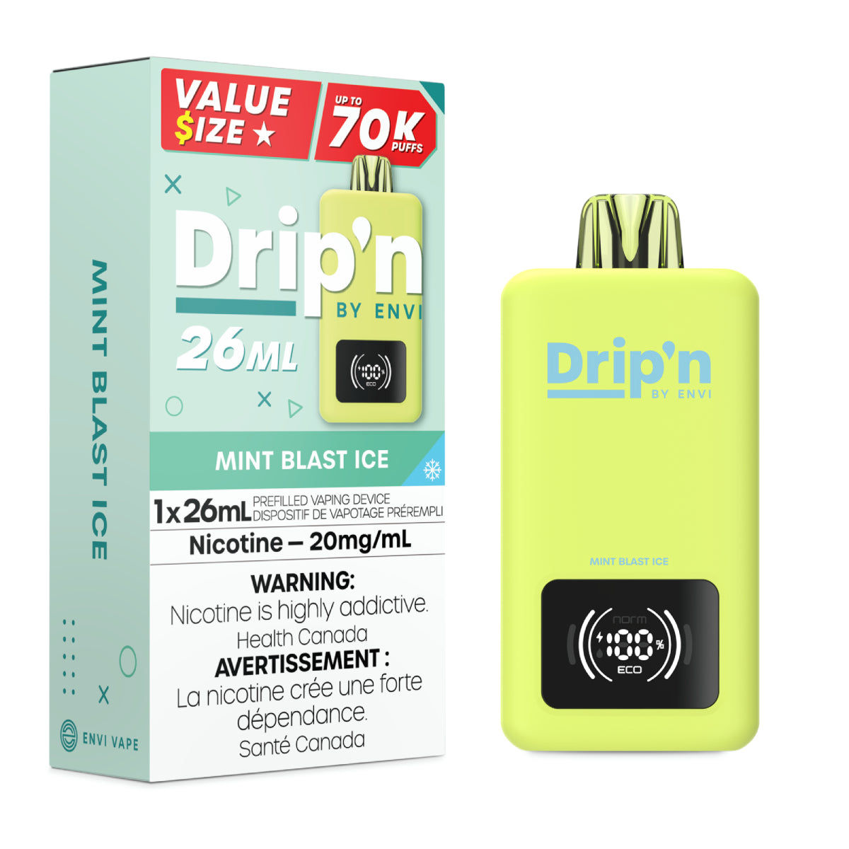 DRIPN 70K MINT BLAST ICE
