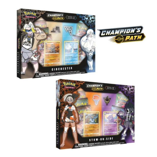 Pokemon Champion's Path COLLECTOR PIN BOX 3 COLOR CHOICE R20200924 pk6