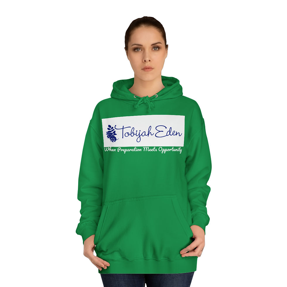 Thumbnail: Purple Ouais! Unisex College Hoodie
