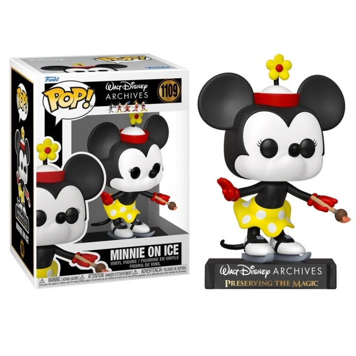 Pop! #1109 Disney Archives PLANE CRAZY MINNIE ON ICE R20220503-p6