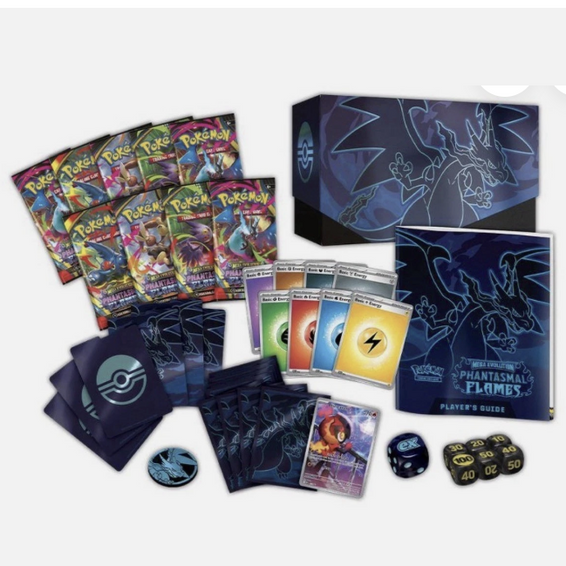 POKEMON ME02 PHANTASMAL FLAMES ELITE TRAINER BOX ETB R202511 (9-pack)