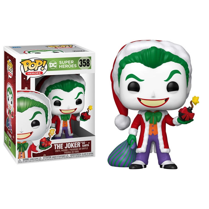 Pop! #358 JOKER Holiday Christmas DC