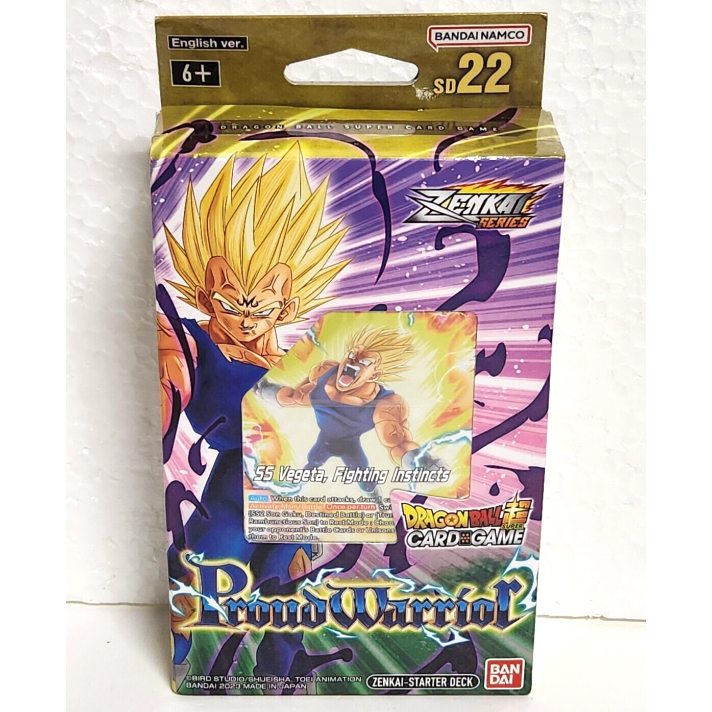 DBS Zenkai Series Starter Deck 22 - Proud Warrior