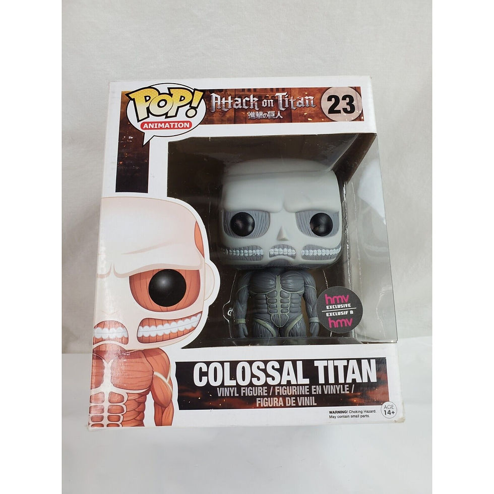 Thumbnail: HMV Exclusive Vaulted Pop! #023 COLOSSAL TITAN Black & White TD John