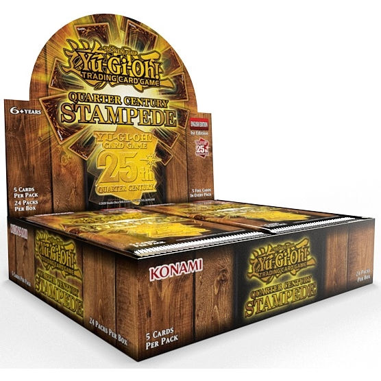 YUGIOH - QUARTER CENTURY STAMPEDE BOOSTER BOX (1ST EDITION)