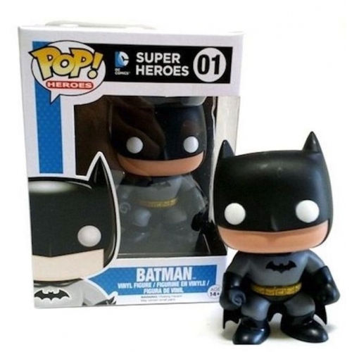 POP! #001 Batman First Original Version Series 1 S1 Black-Grey W201902 PK6 W2019