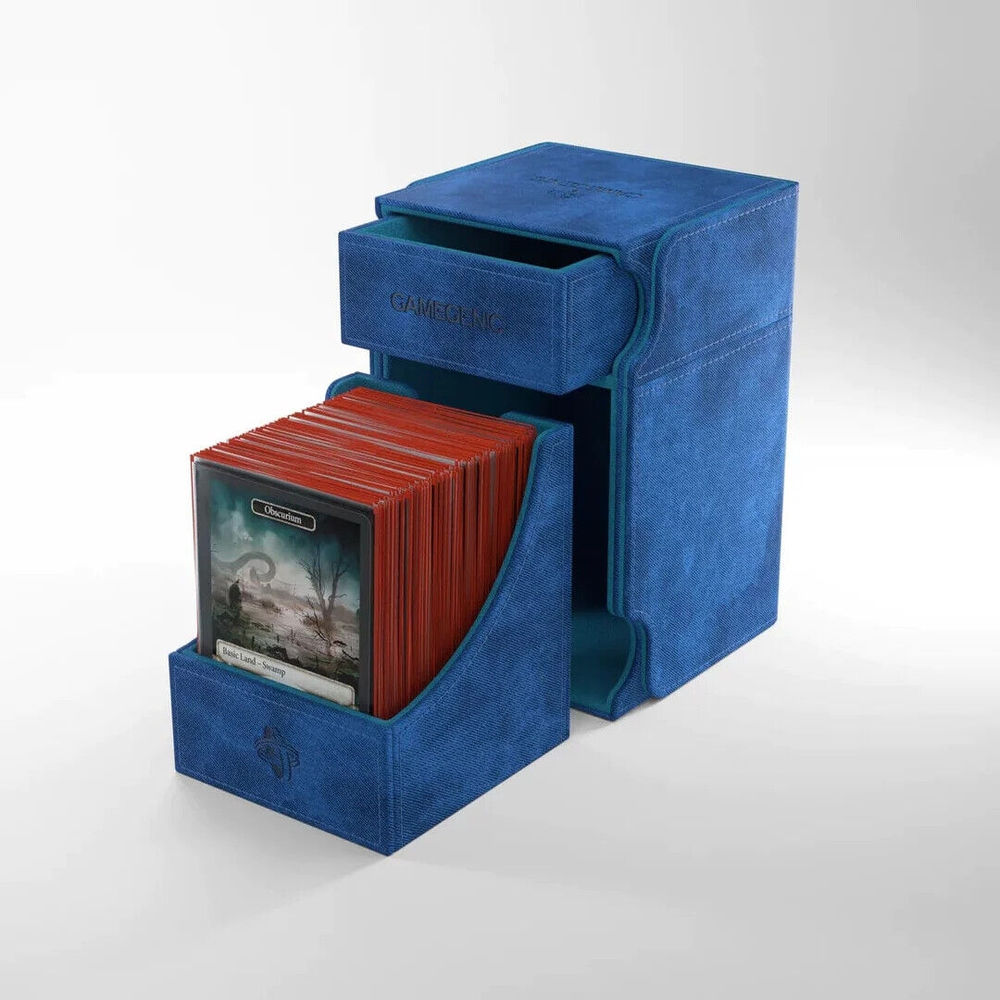 Gamegenic - Watchtower XL Convertible Deck Box - 100+ - Blue