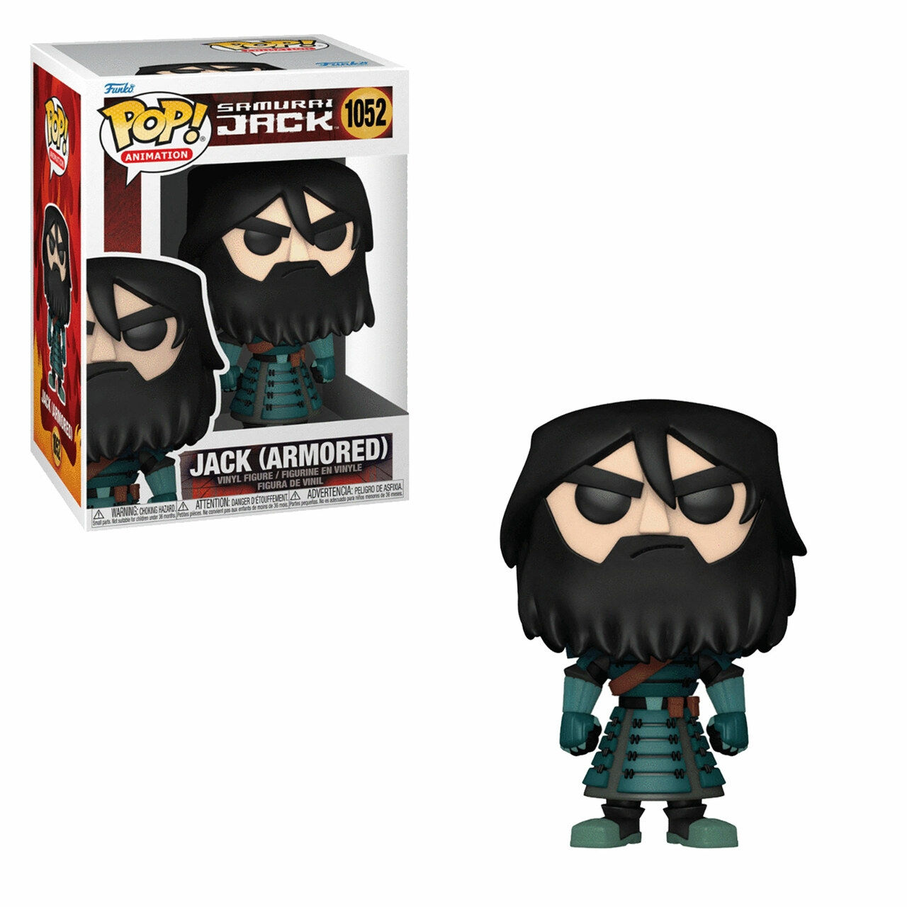 Pop #1052 JACK Armoured Samurai Jack animation R20211214 pk6 EE202203 PK5+1