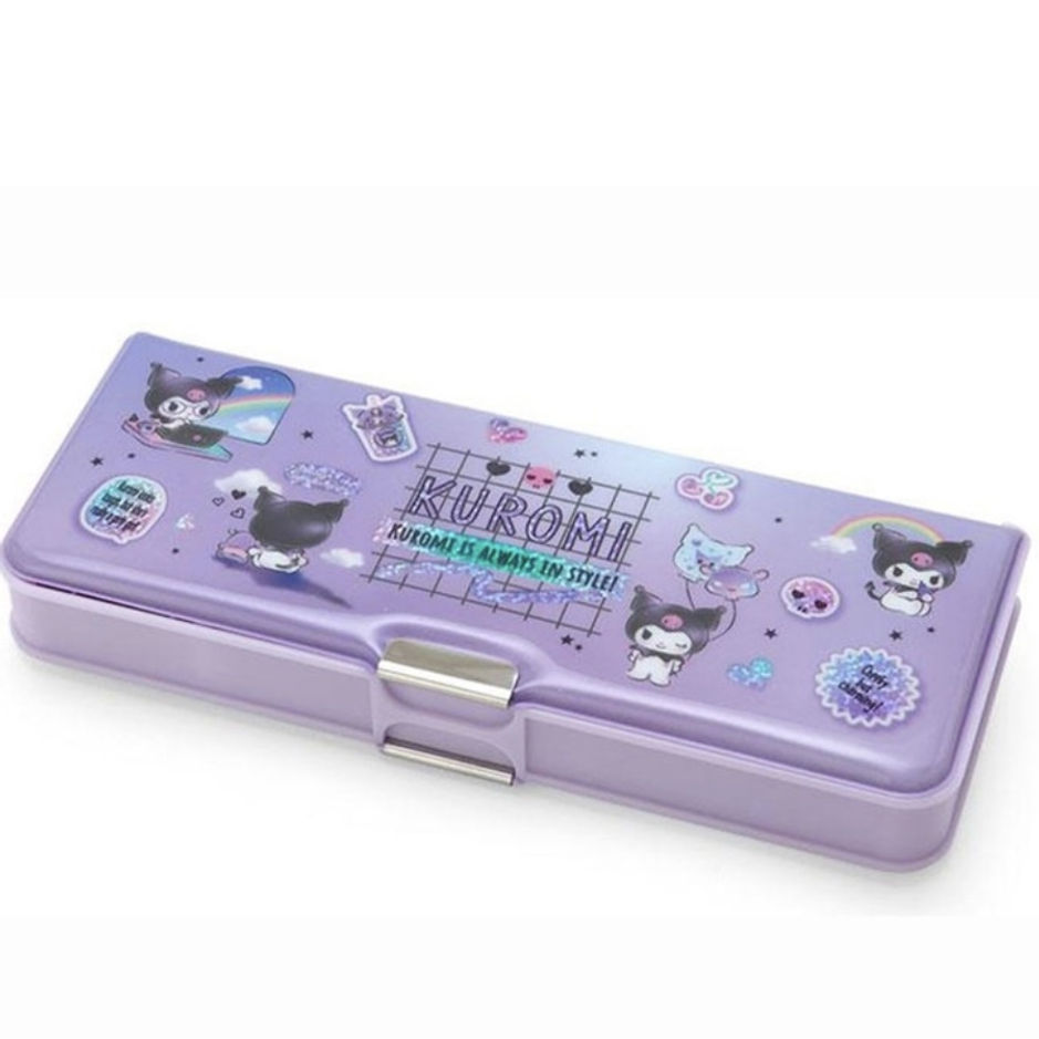 Thumbnail: Japan Sanrio Original Double-sided Pencil Case - KUROMI EN2023