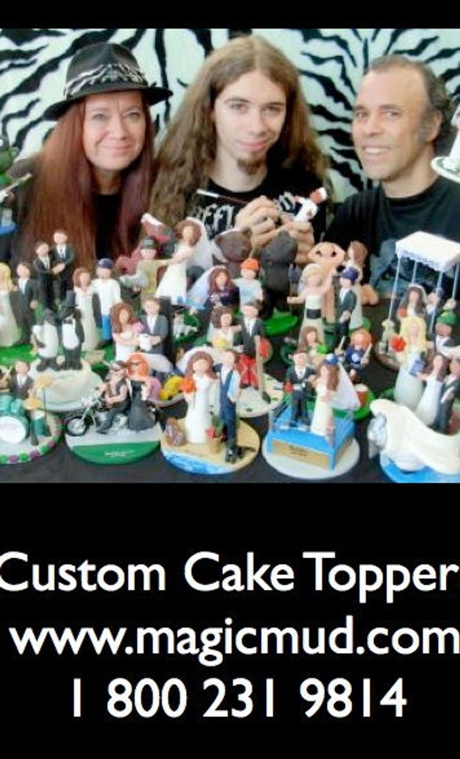 Thumbnail: Gay Bears Wedding Cake Topper, Gay Wedding Cake Topper, Cake