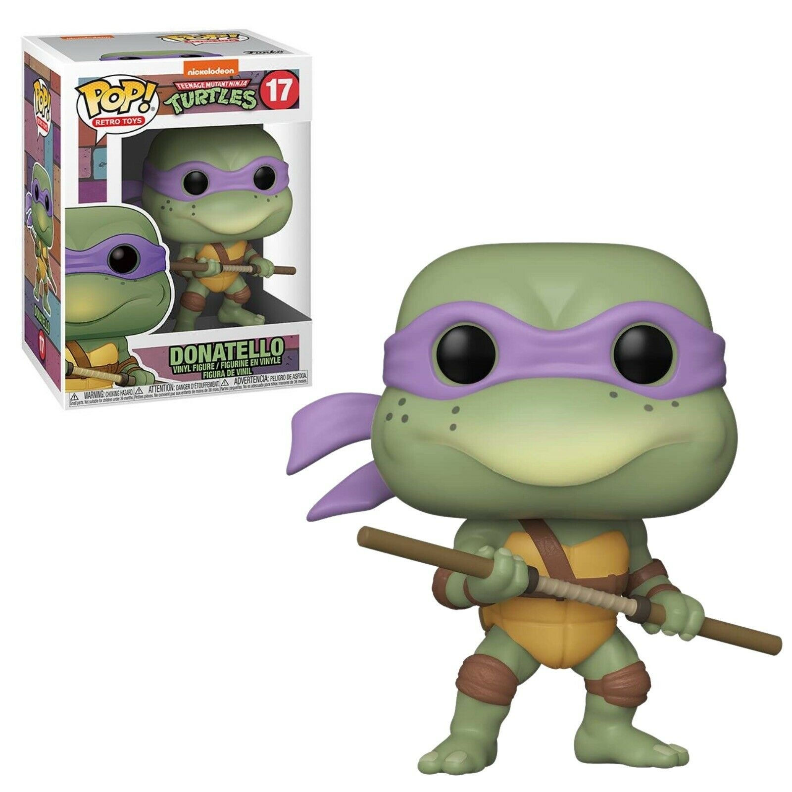 Pop #017 DONATELLO TMNT NINJA TURTLES Purple R20210223 PK6 C20220404