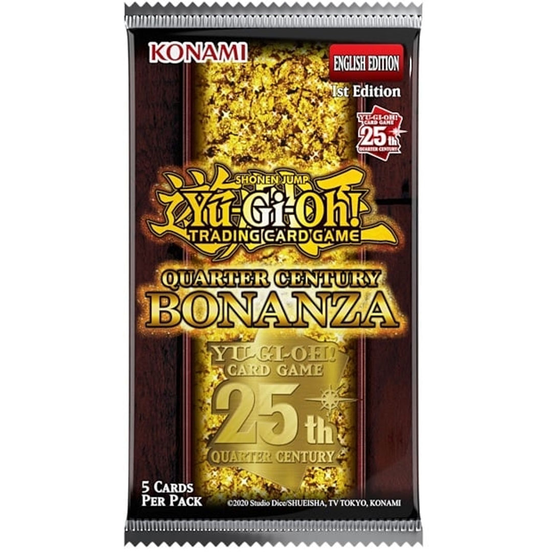 (5-card) YU-GI-OH! 25TH ANNIVERSARY QUARTER CENTURY BONANZA BOOSTER Yugioh P5/B2