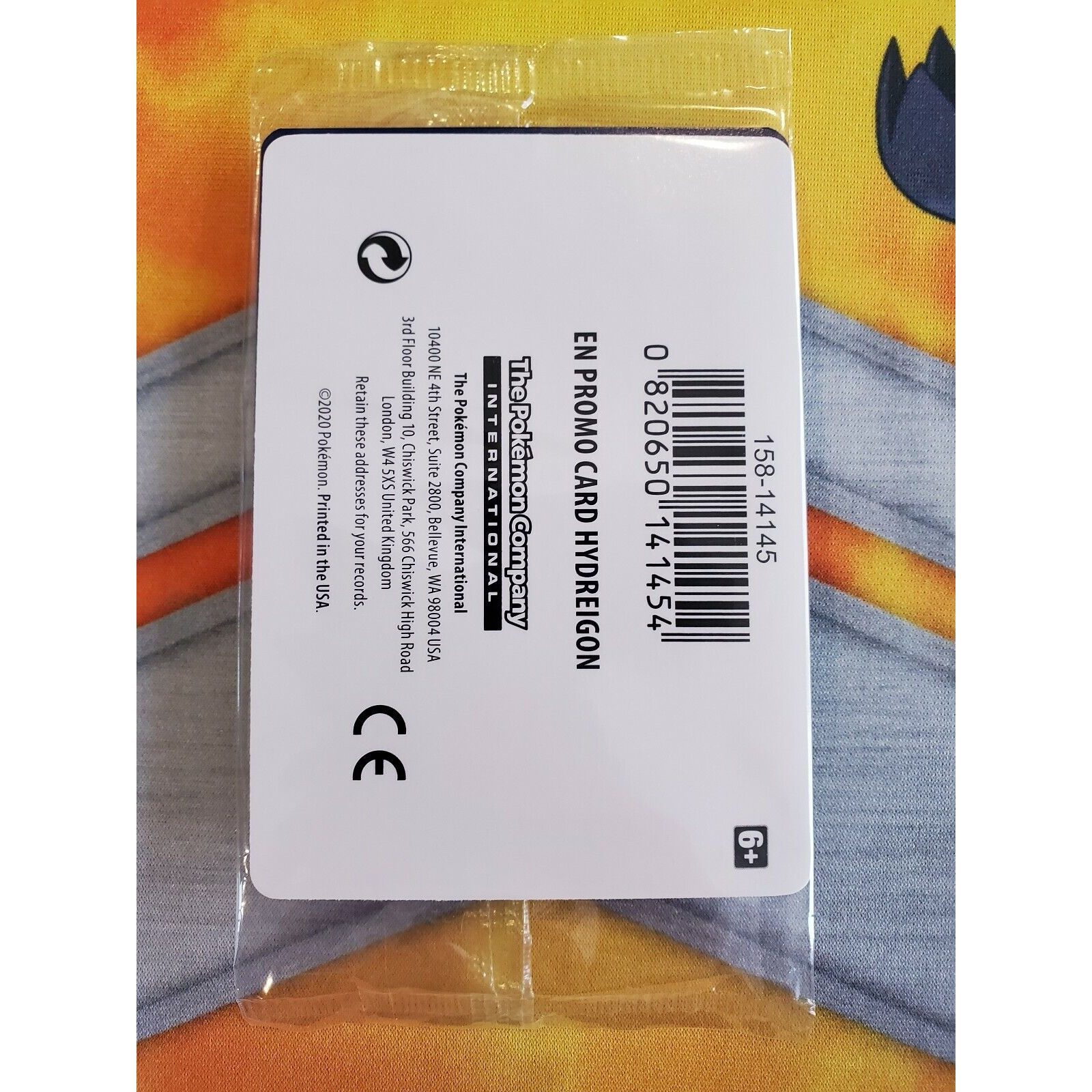 PROMO CARD Sealed Hydreigon "Thank You" Pokemon Darkness Ablaze NM+ R2021 or 202