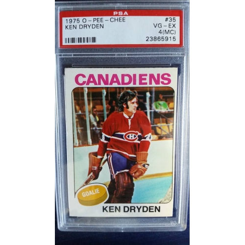 1975-76 O-Pee-Chee #35 Ken Dryden PSA 4