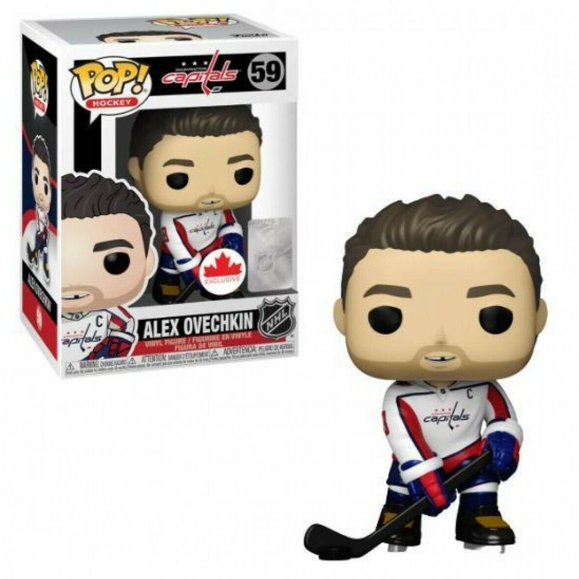 Pop! #059 ALEX OVECHKIN NHL Hockey R202010 pk 5+1