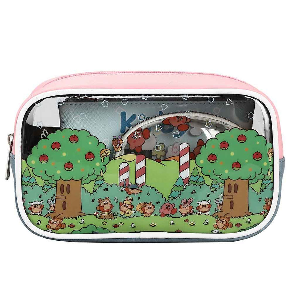 Thumbnail: KIRBY Set of 3: Cosmetics Bag Coin Purse BIOWORLD202304-3 Bioworld202311-3