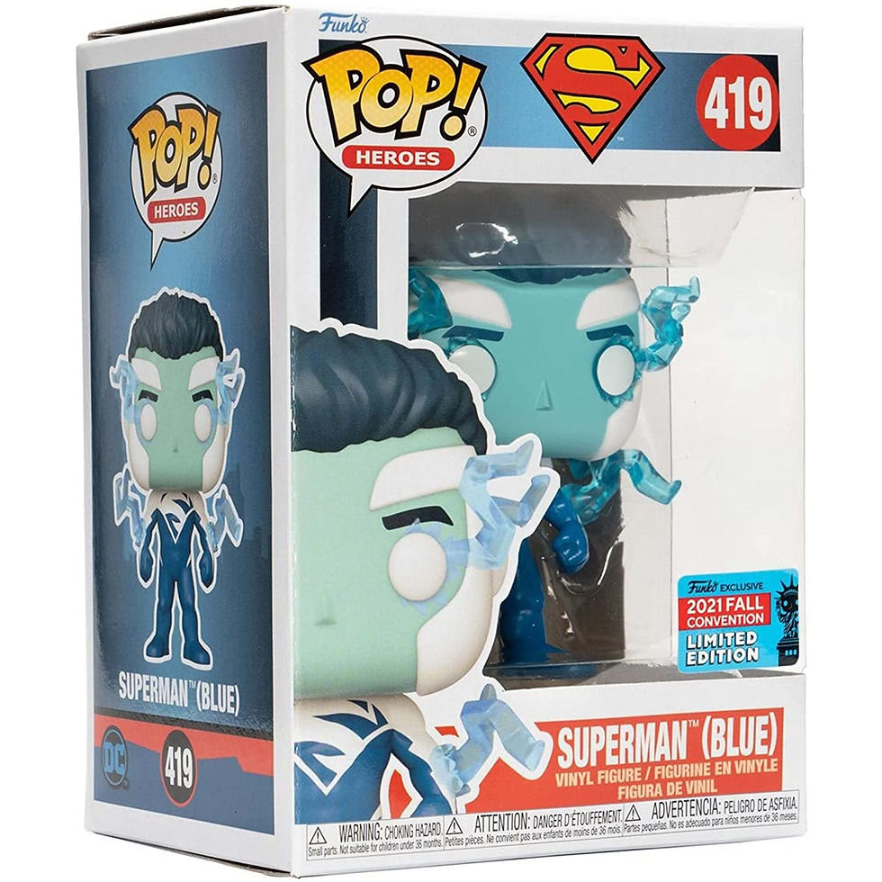 Thumbnail: Exclusive Pop! #419 BLUE SUPERMAN 2021 Fall Convention