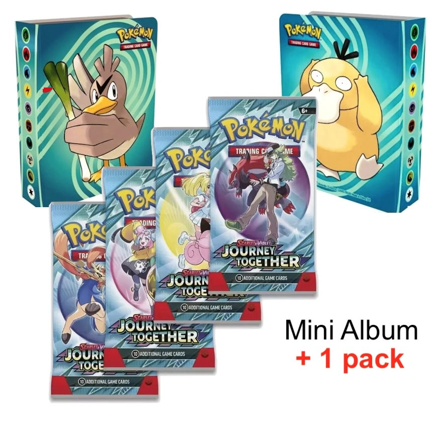 1 pack + mini album JOURNEY TOGETHER Booster pack Pokemon R20250326-12-1106